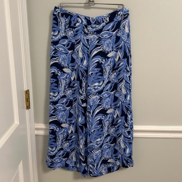Lilly Pulitzer Wide Leg Capris - Picture 1 of 7